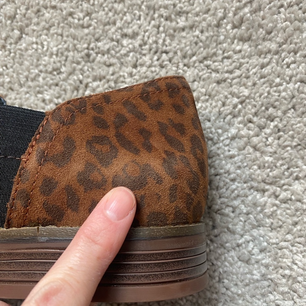 Clarks Brown Leopard Print Women's Shoes | 8.5 - Picture 11 of 12